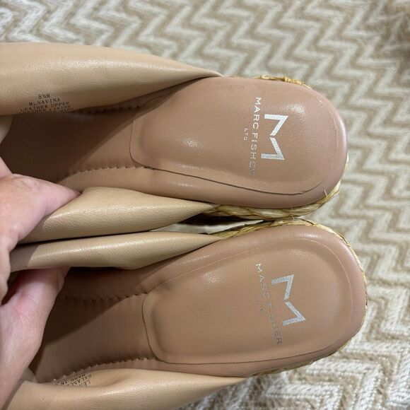 Marc Fisher Navina Puffy Twist Wedge Sandals - Picture 4 of 7